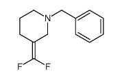 1-Benzyl-3-(difluoromethylene)piperidine Structure