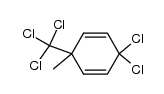 1-Methyl-1-trichlormethyl-4,4-dichlor-cyclohexadien-(2,5) Structure