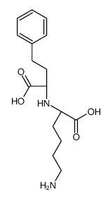 N2-(S)-1-羧基-3-苯基丙基-L-赖氨酸结构式