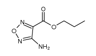 N-propyl 4-aminofurazan-3-carboxylate结构式