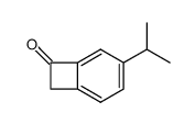 Bicyclo[4.2.0]octa-1,3,5-trien-7-one, 4-(1-methylethyl)- (9CI)结构式