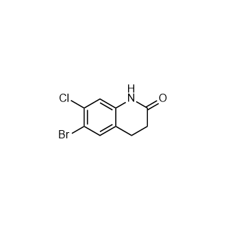 6-Bromo-7-chloro-3,4-dihydroquinolin-2(1h)-one structure