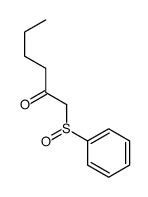 1-(benzenesulfinyl)hexan-2-one结构式
