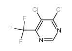 4,5-二氯-6-(三氟甲基)嘧啶结构式