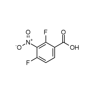 2,4-Difluoro-3-nitrobenzoicacid Structure
