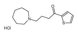 4-(azepan-1-yl)-1-thiophen-2-ylbutan-1-one,hydrochloride Structure