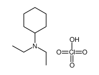 N,N-diethylcyclohexanamine,perchloric acid Structure