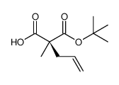 (S)-2-((tert-butoxy)carbonyl)-2-methylpent-4-enoic acid结构式