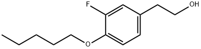 3-Fluoro-4-n-pentoxyphenethyl alcohol Structure