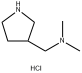 N,N-diMethyl-1-(pyrrolidin-3-yl)MethanaMine hydrochloride Structure