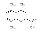 2-Naphthalenecarboxylicacid, 1,2,3,4-tetrahydro-4,5,8-trimethyl-结构式