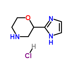 2-(1H-IMIDAZOL-2-YL)-MORPHOLINE HCL Structure