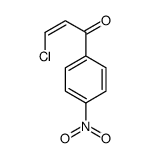 (E)-β-Chloro-4'-nitroacrylophenone结构式