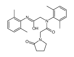 N-[2-(2,6-dimethylanilino)-2-oxoethyl]-N-(2,6-dimethylphenyl)-2-(2-oxopyrrolidin-1-yl)acetamide结构式