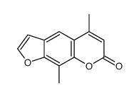 4,8-dimethyl-5'-carboxypsoralen structure
