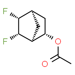 Bicyclo[2.2.1]heptan-2-ol, 5,6-difluoro-, acetate, (exo,exo,exo)- (9CI) structure