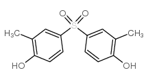 Phenol,4,4'-sulfonylbis[2-methyl]- structure