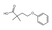 2,2-dimethyl-4-phenoxy-butyric acid结构式