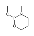 2-methoxy-3-methyl-1,3,2-oxazaphosphinane Structure