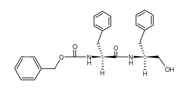 benzyl ((S)-1-(((S)-1-hydroxy-3-phenylpropan-2-yl)amino)-1-oxo-3-phenylpropan-2-yl)carbamate结构式