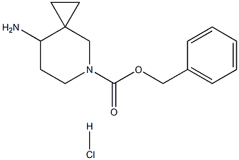 BENZYL 8-AMINO-5-AZASPIRO[2.5]OCTANE-5-CARBOXYLATE HCL Structure