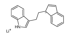 lithium,3-(2-inden-1-id-1-ylethyl)-1H-indole Structure