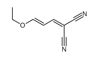 2-(3-ethoxyprop-2-enylidene)propanedinitrile Structure