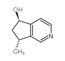 5H-Cyclopenta[c]pyridin-5-ol,6,7-dihydro-7-methyl-,trans-(9CI)结构式