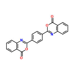 2,2'-(1,4-Phenylene)bis(4H-3,1-benzoxazin-4-one) Structure