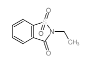 1,2-Benzisothiazol-3(2H)-one,2-ethyl-, 1,1-dioxide结构式