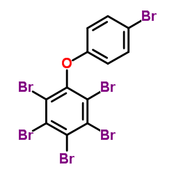 2,3,4,45,6-Hexabromodiphenyl ether Structure