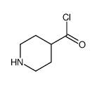 4-Piperidinecarbonyl chloride (9CI)结构式