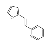 Pyridine, 2-[2- (2-furyl)vinyl]- Structure