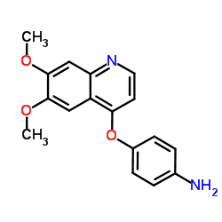 4-[(6,7-Dimethoxyquinolin-4-yl)oxy]aniline picture