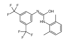 1-[3,5-bis(trifluoromethyl)phenyl]-3-(2,6-dimethylphenyl)urea结构式