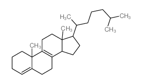 Cholesta-4,8-diene结构式