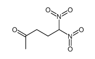 1,1-dinitro-4-oxopentane Structure