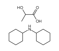 dicyclohexylamine 2-hydroxypropanoate结构式