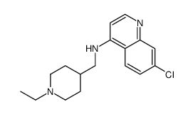 7-Chloro-N-[(1-ethylpiperidin-4-yl)methyl]-4-quinolinamine Structure