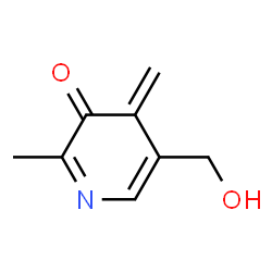 3(4H)-Pyridinone, 5-(hydroxymethyl)-2-methyl-4-methylene- (9CI) Structure
