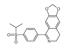 7,8-Dihydro-5-[4-(isopropylsulfonyl)phenyl]-1,3-dioxolo[4,5-g]isoquinoline picture