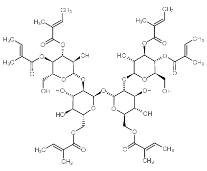 Actinotetraose Hexatiglate Structure