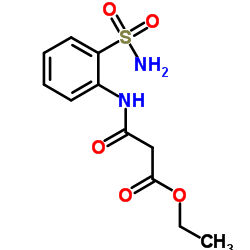 Ethyl 3-oxo-3-[(2-sulfamoylphenyl)amino]propanoate结构式