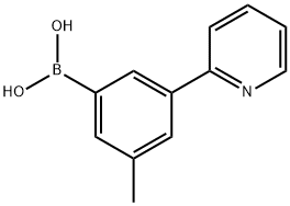 3-(Pyridin-2-yl)-5-methylphenylboronic acid图片