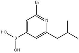 2-Bromo-6-(iso-butyl)pyridine-4-boronic acid图片