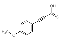 3-(4-甲氧基苯基)丙炔酸结构式