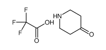 piperidin-4-one,2,2,2-trifluoroacetic acid Structure