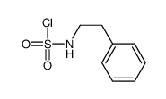 N-(2-phenylethyl)sulfamoyl chloride Structure