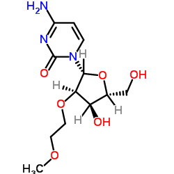 2′-O-(2-甲氧基乙基)胞苷结构式