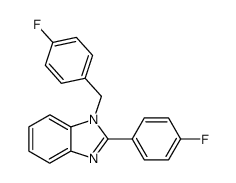 1-(4-bluorobenzyl)-2-(4-fluorophenyl)-1H-benzo[d]imidazole Structure